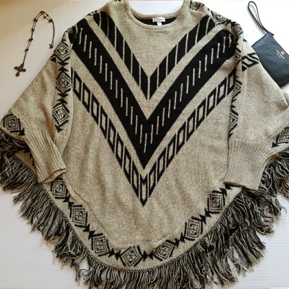 Beautiful heavyweight poncho
